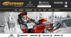 Desktop Screenshot of gatewaypowersports.ca